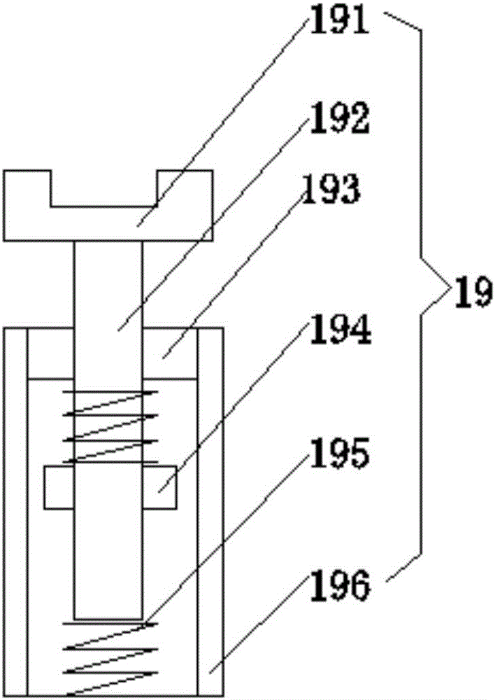 Slotted cable bridge connecting structure