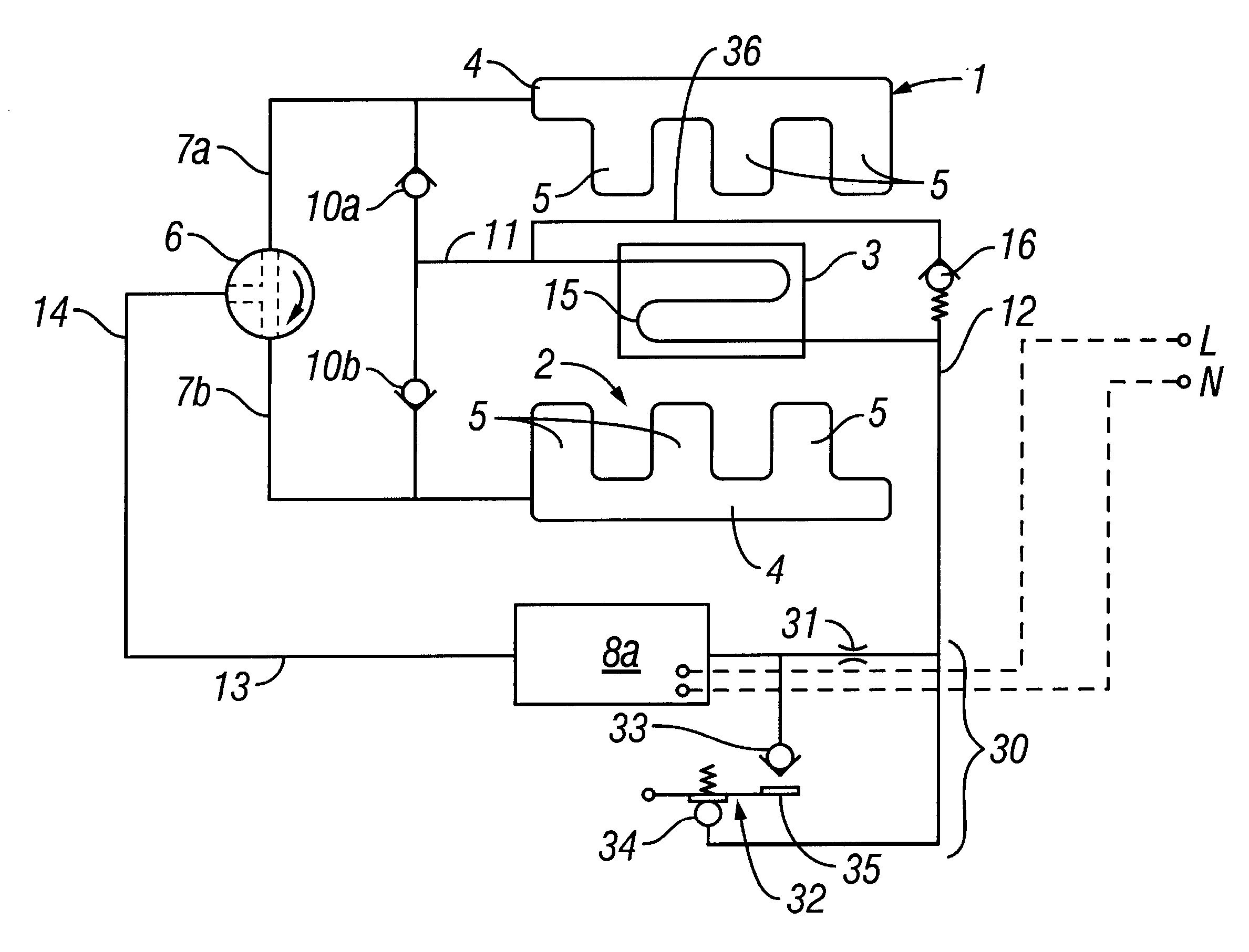 Alternating pressure pads