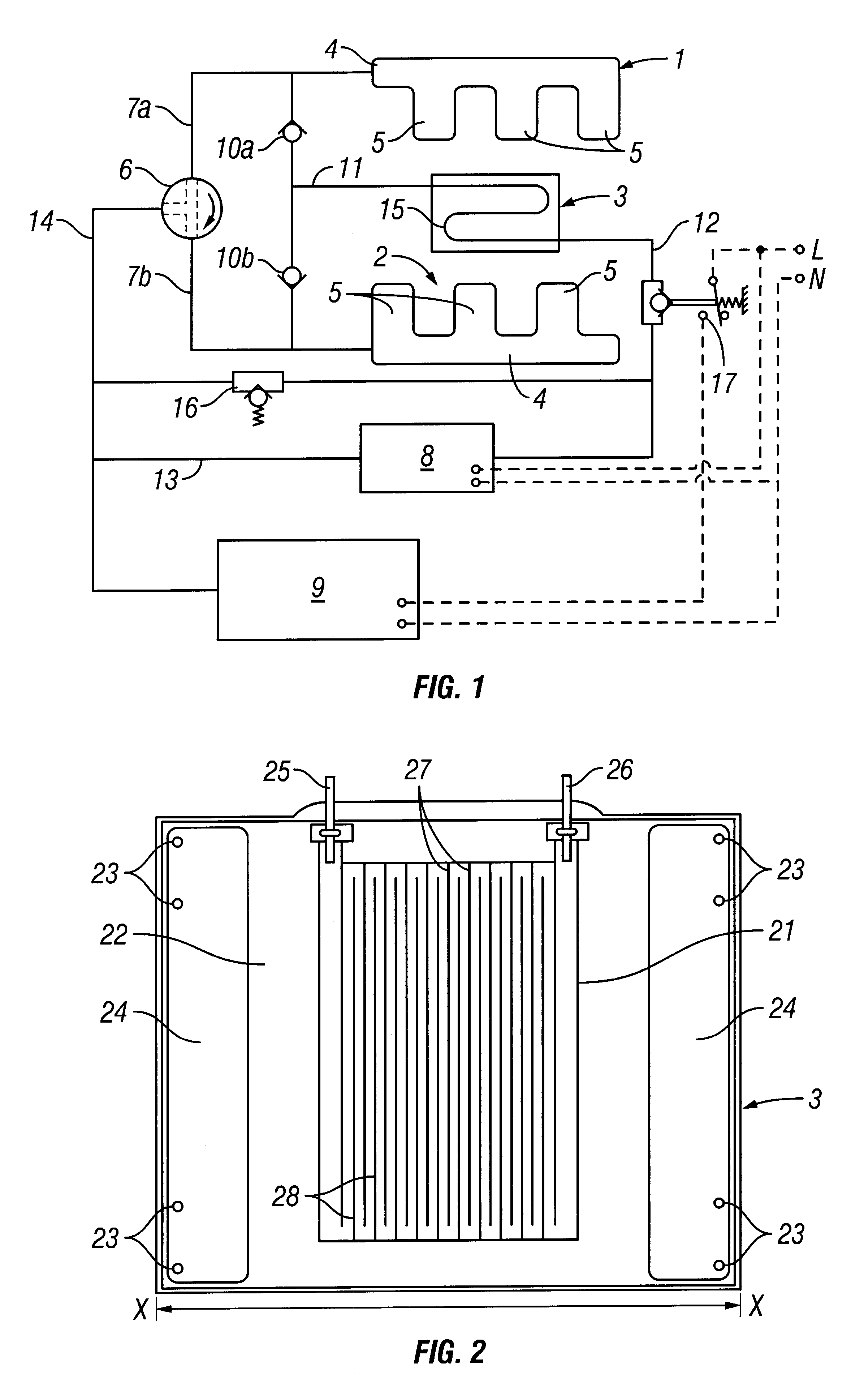 Alternating pressure pads