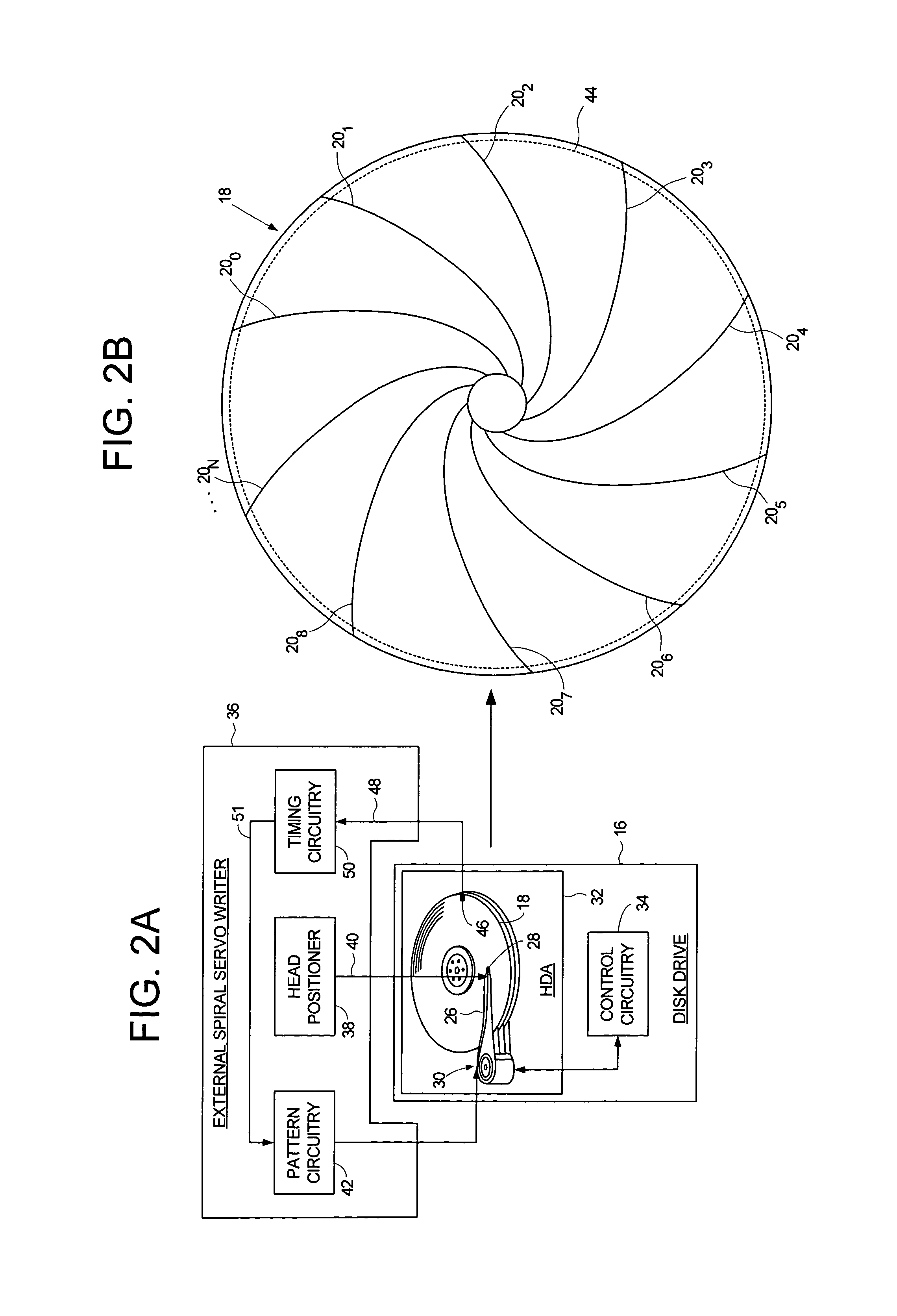 Adjusting track density by changing slope of spiral tracks used to servo write a disk drive