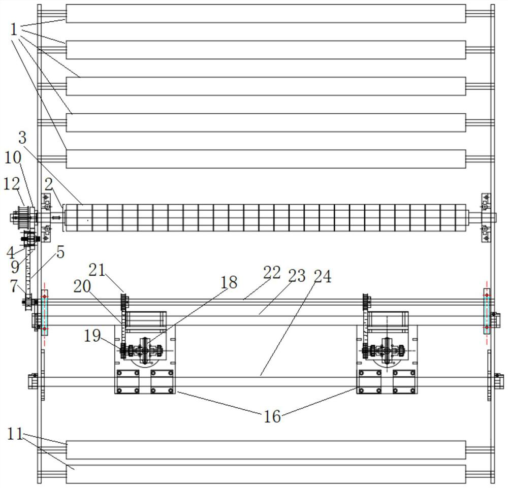 Ultrasonic pressing welding device for double-layer non-woven fabric