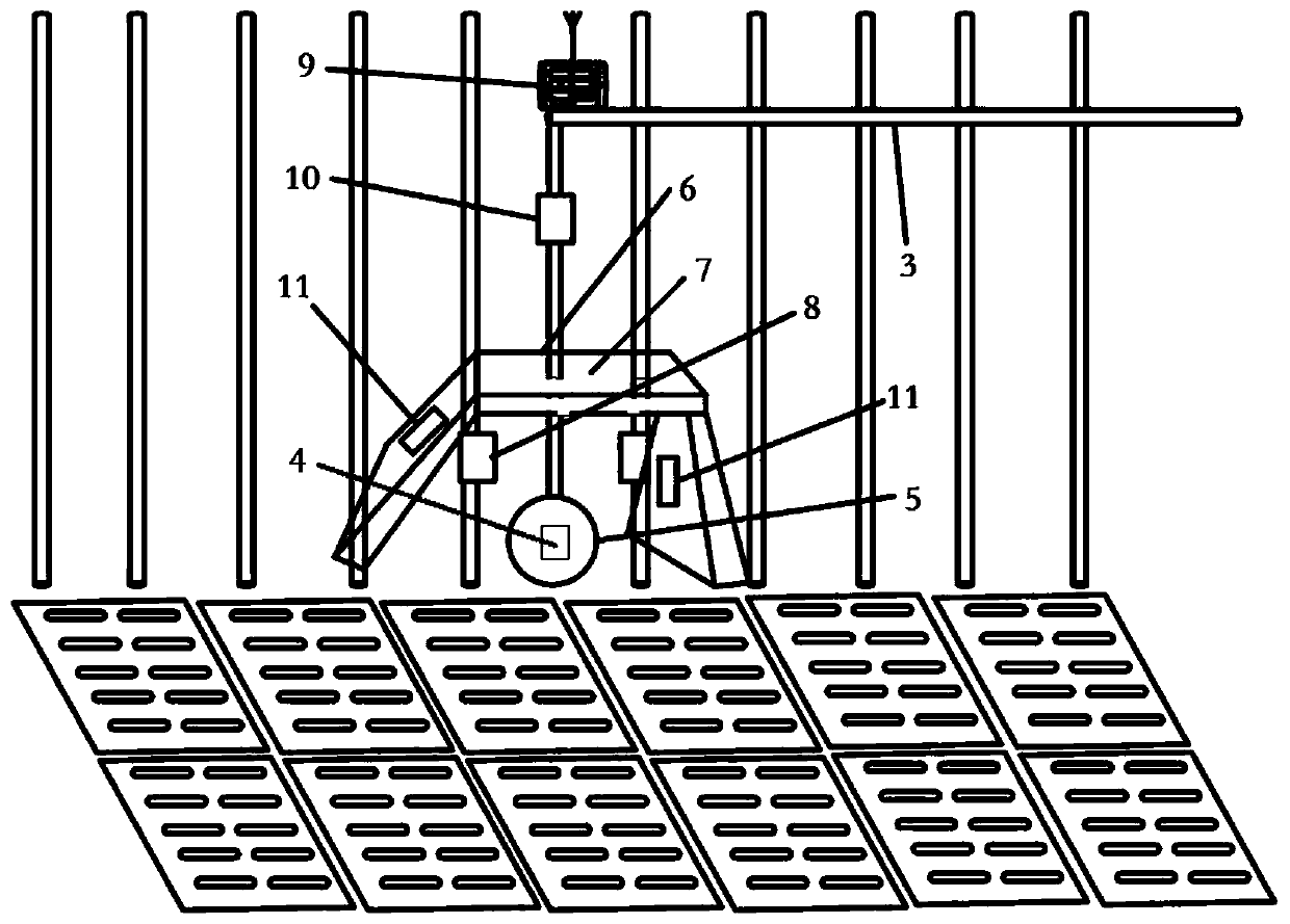 Live pig breeding monitoring node, system and method