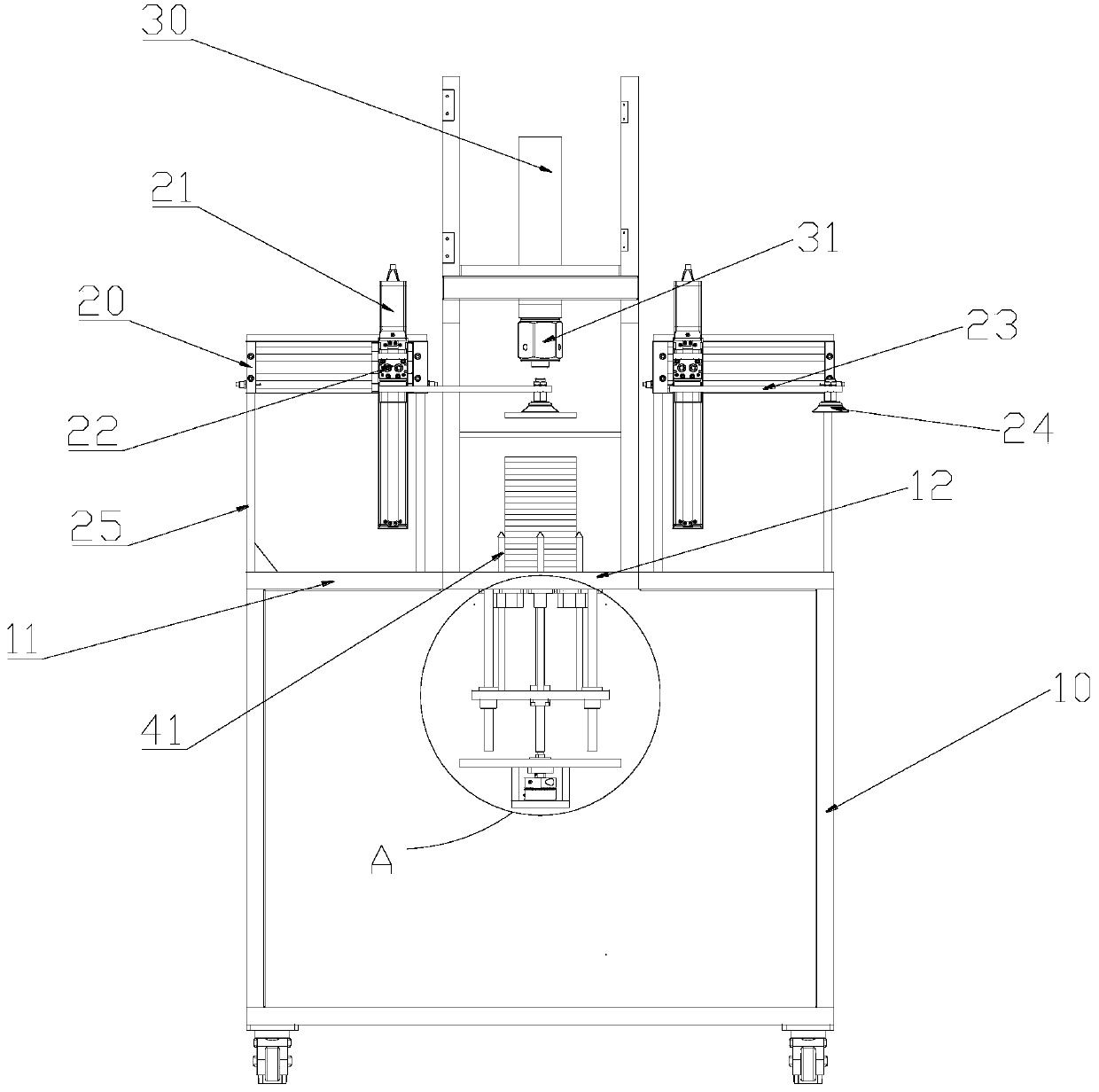 Assembly equipment of fuel cell stack