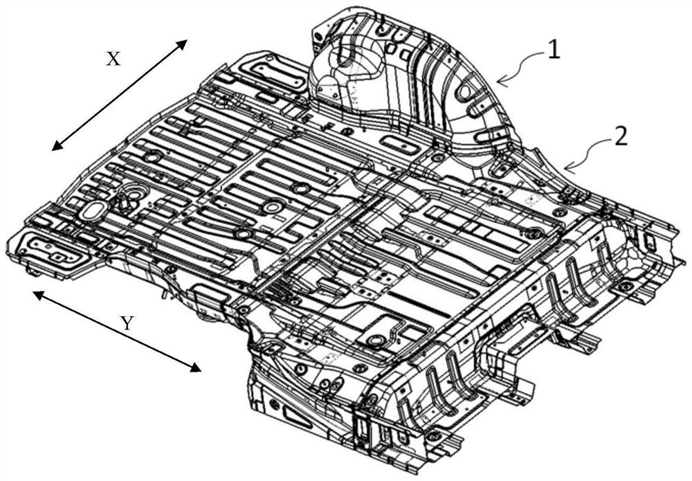 Rear wheel cover structure and automobile thereof