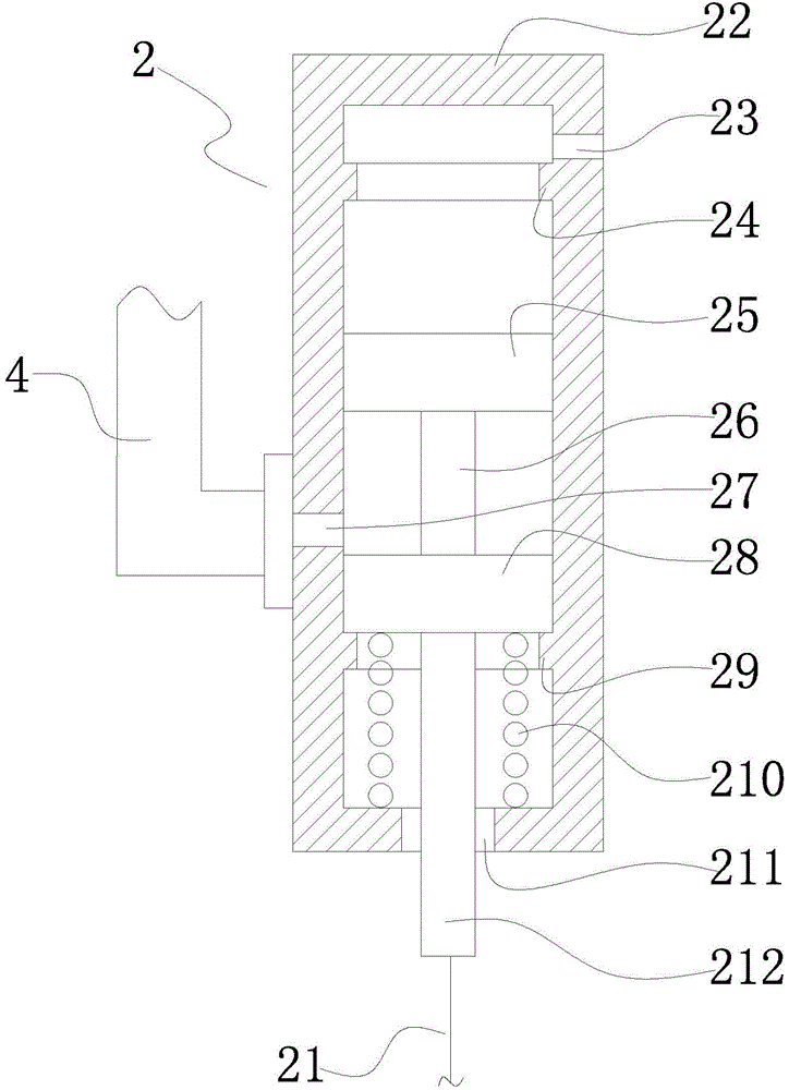 Triggered type seabed water sample acquisition system