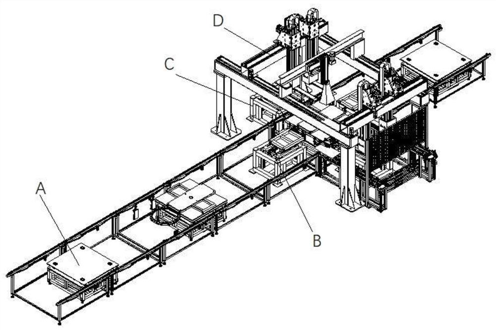 Large plate support replacing system