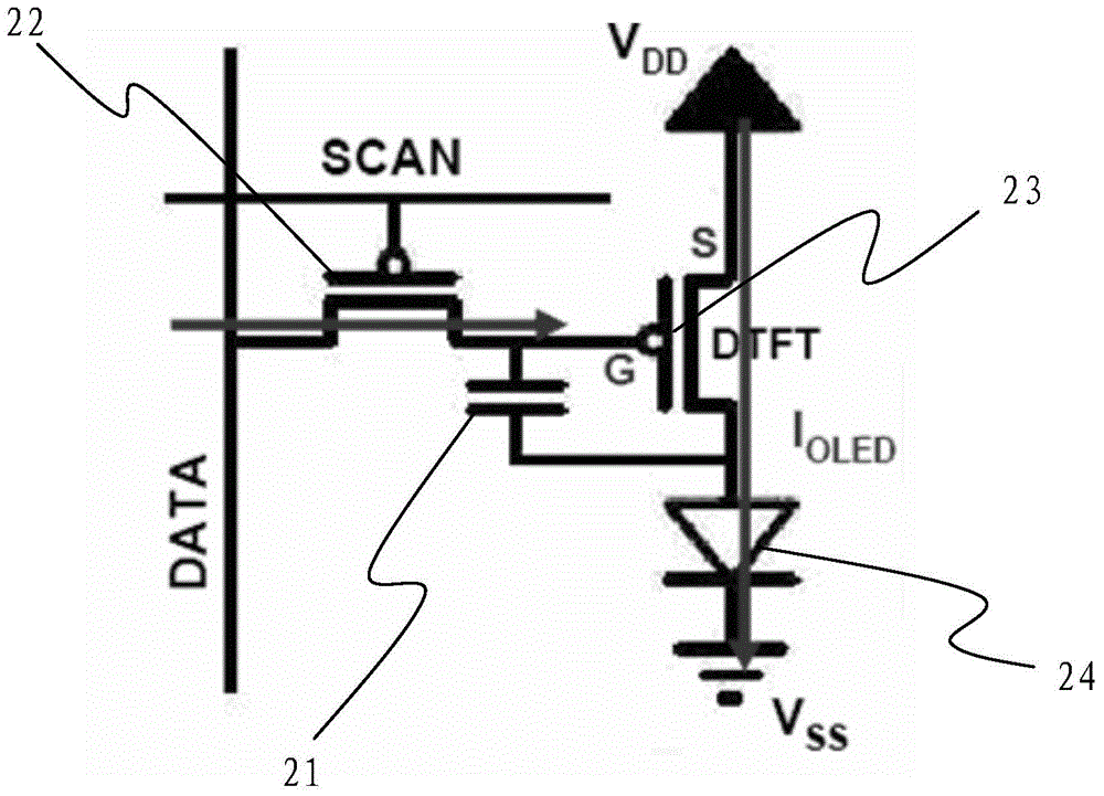 Black frame voltage compensation method for data driver of OLED display