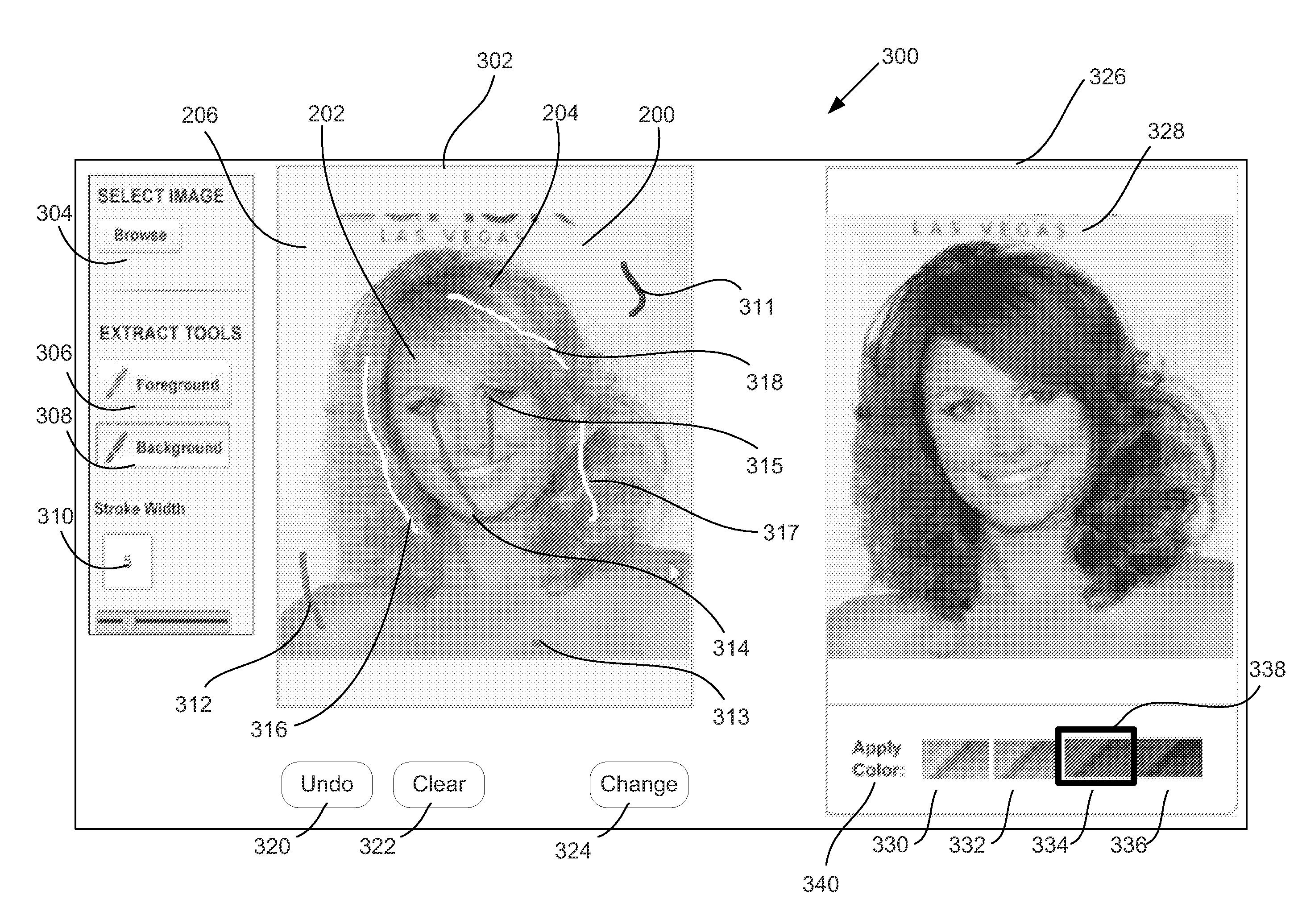 System and method for changing hair color in digital images