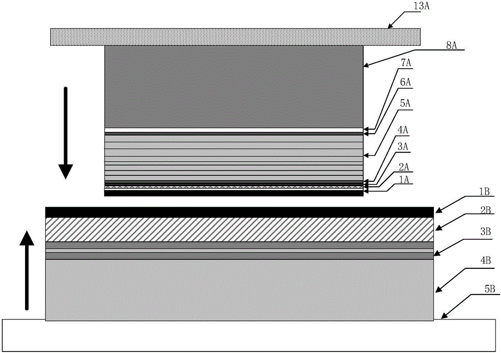 Method for manufacturing terahertz quantum cascade laser metal waveguide structure and laser