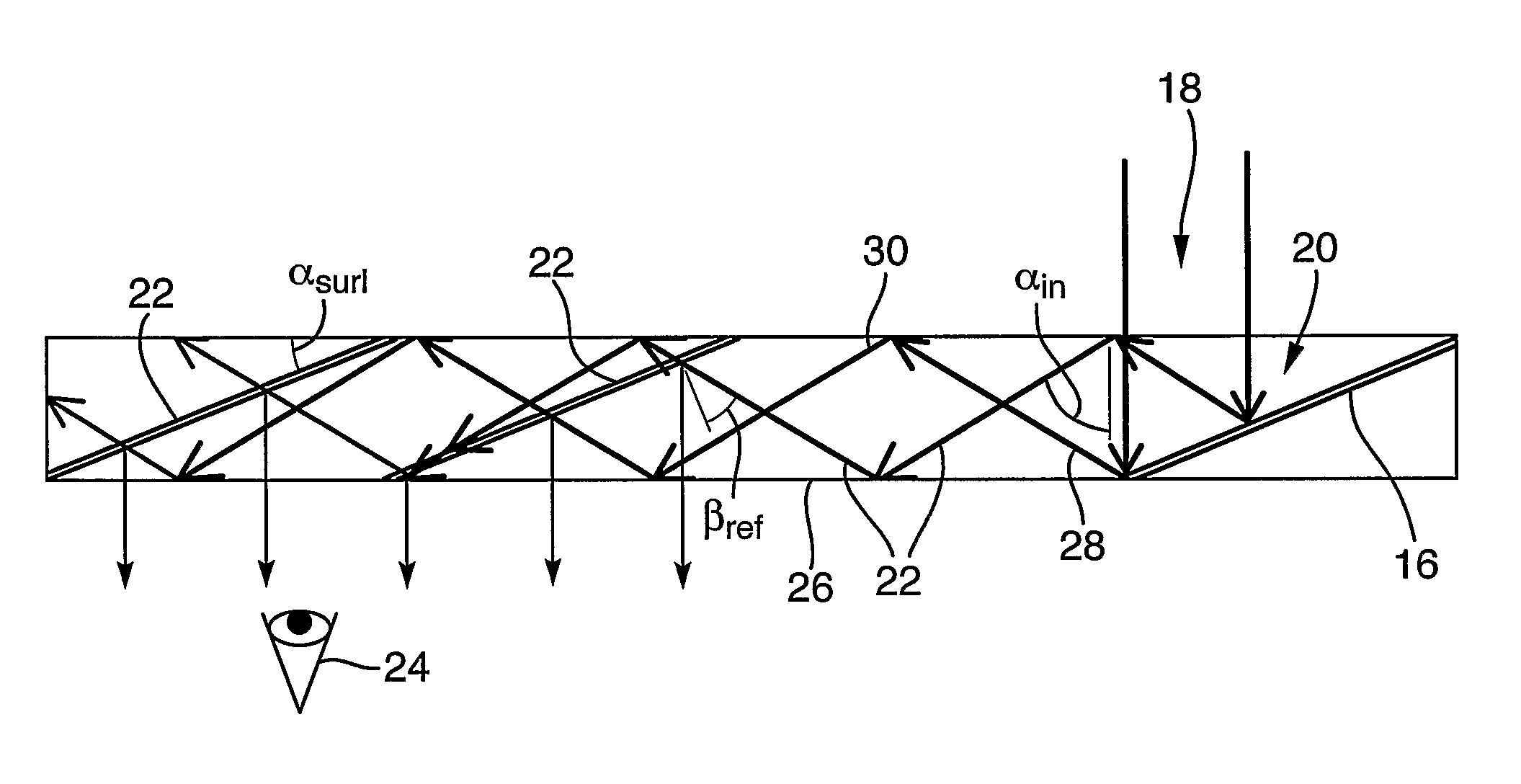 Substrate-Guided Optical Device with Wide Aperture