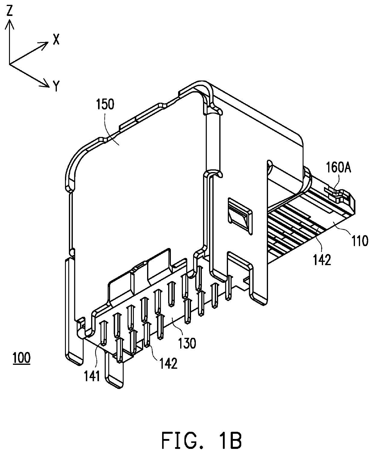 Electrical connector of charging device