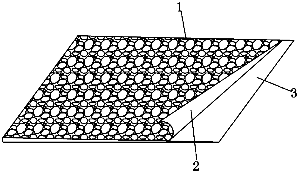 Environmentally-friendly breathable microfiber synthetic leather structure and production process