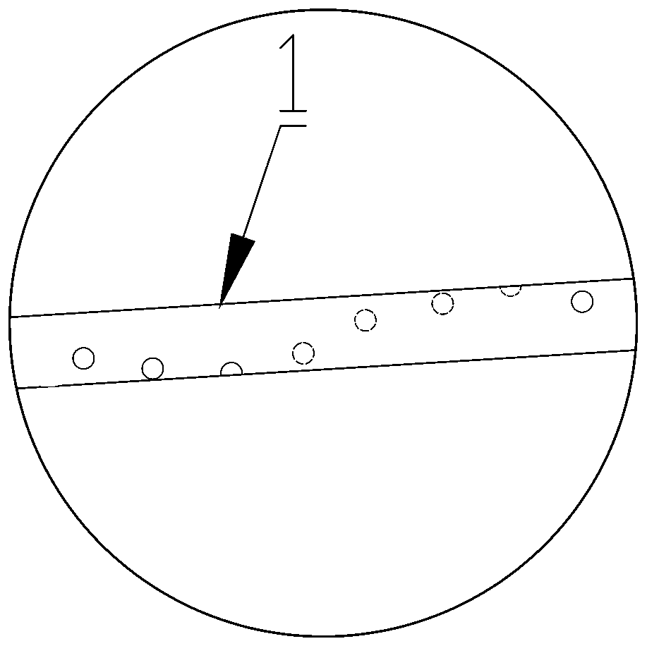 Porous pig tail catheter device