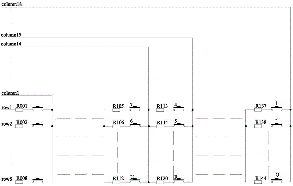 Double-hand parallel-stroking type complete spelling input keyboard and input method