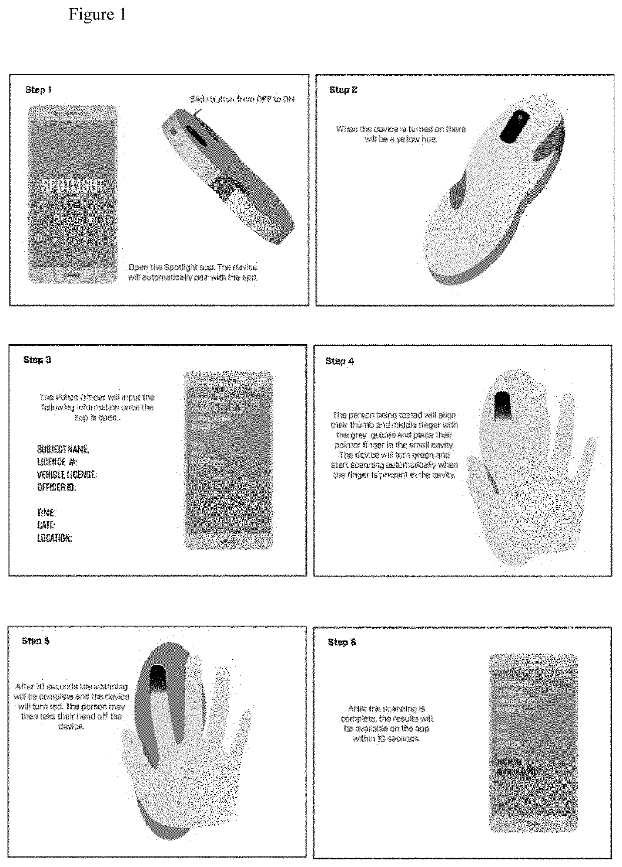 Non-invasive determination of a physiological state of interest in a subject