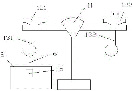 Testing device capable of simplifying volume expansion rate of rubber, and testing method of testing device