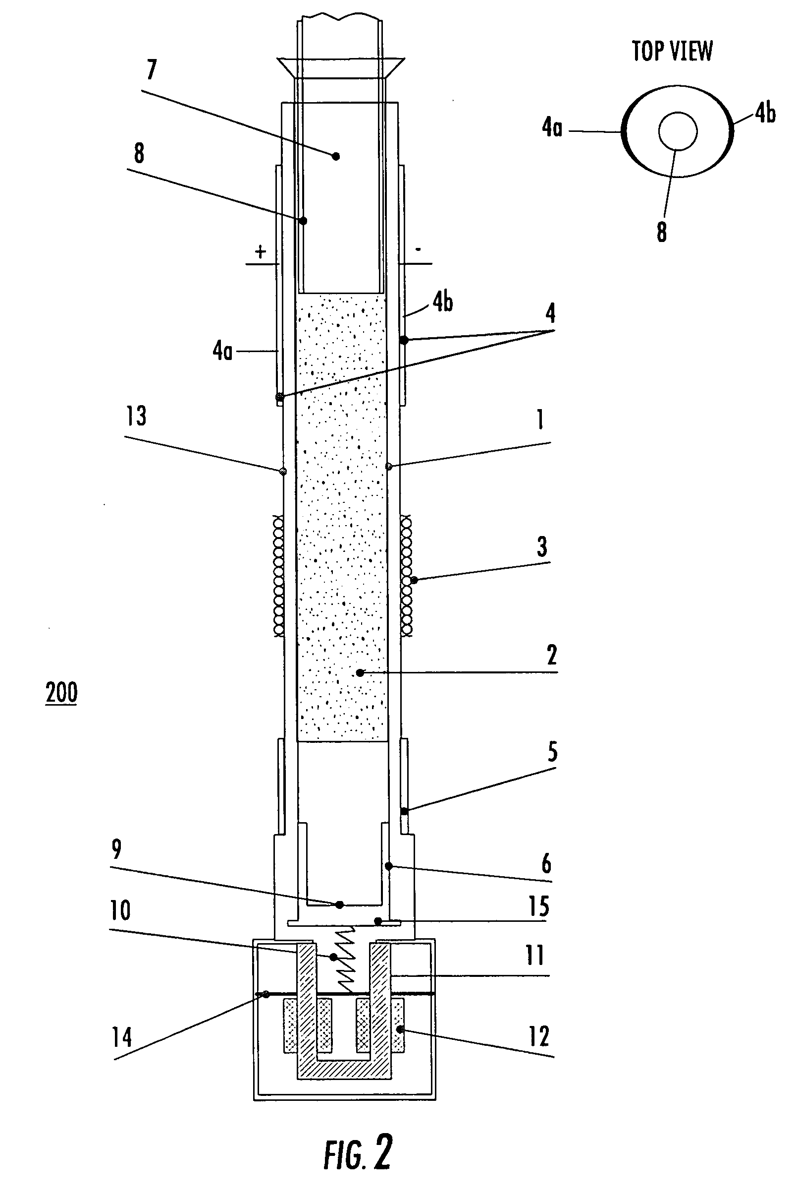 Method and apparatus for measuring conductivity of powder materials using eddy currents