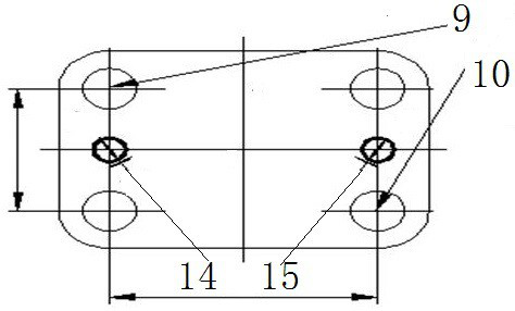 A fixture and a method for realizing the position tolerance of lifting lug parts by one clamping