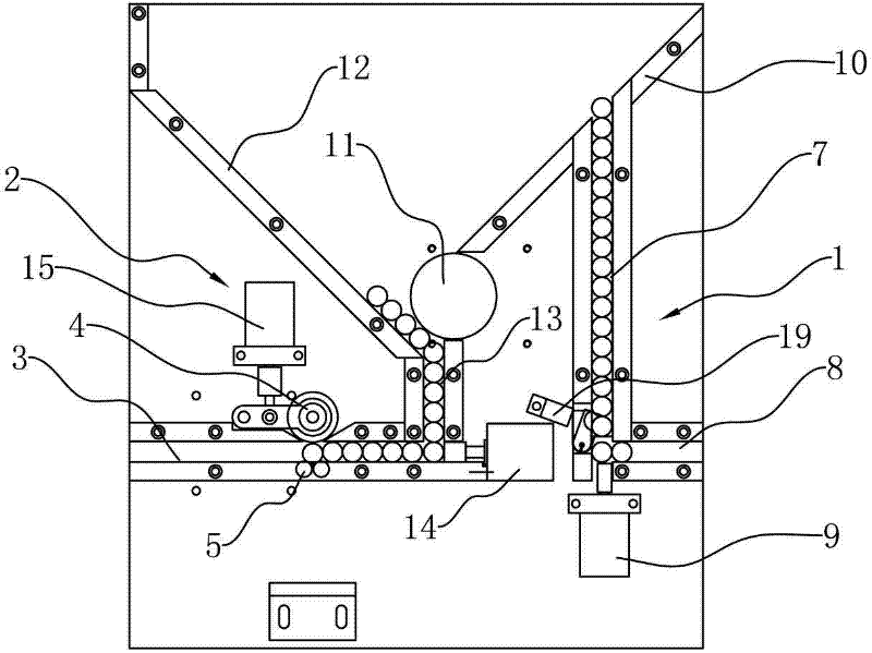 Spreading machine for battery