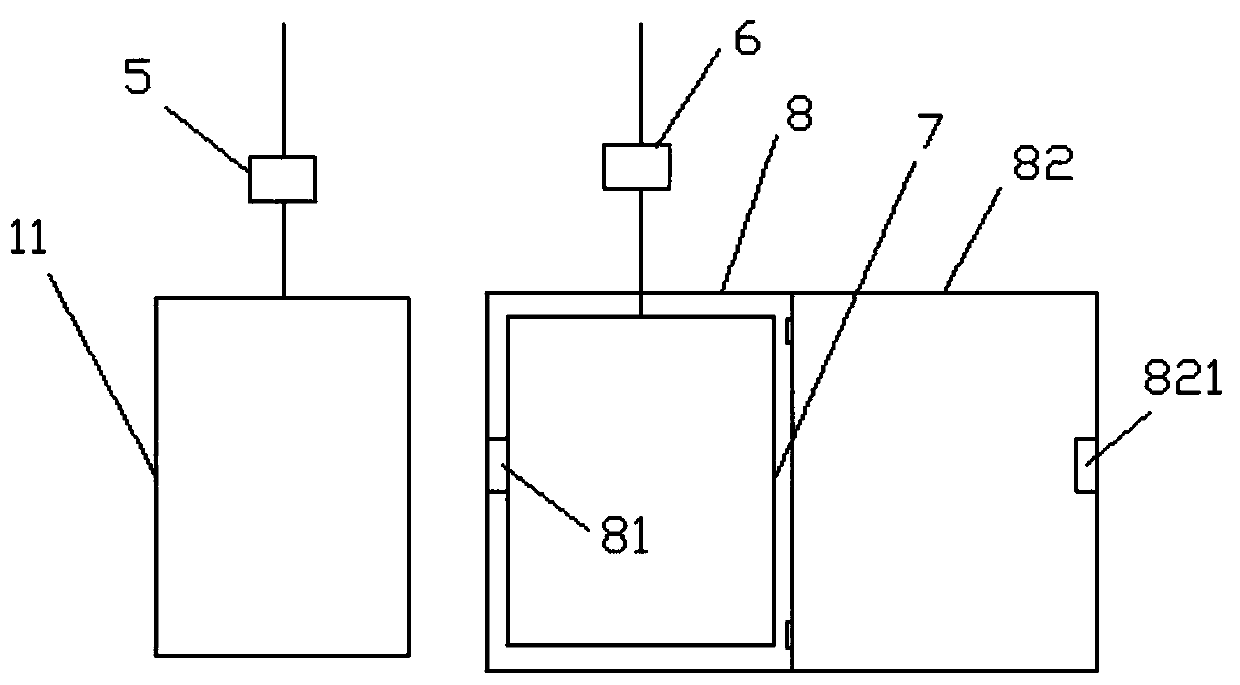 Crash self-detection and self-recovery in-warehouse screen monitoring terminal