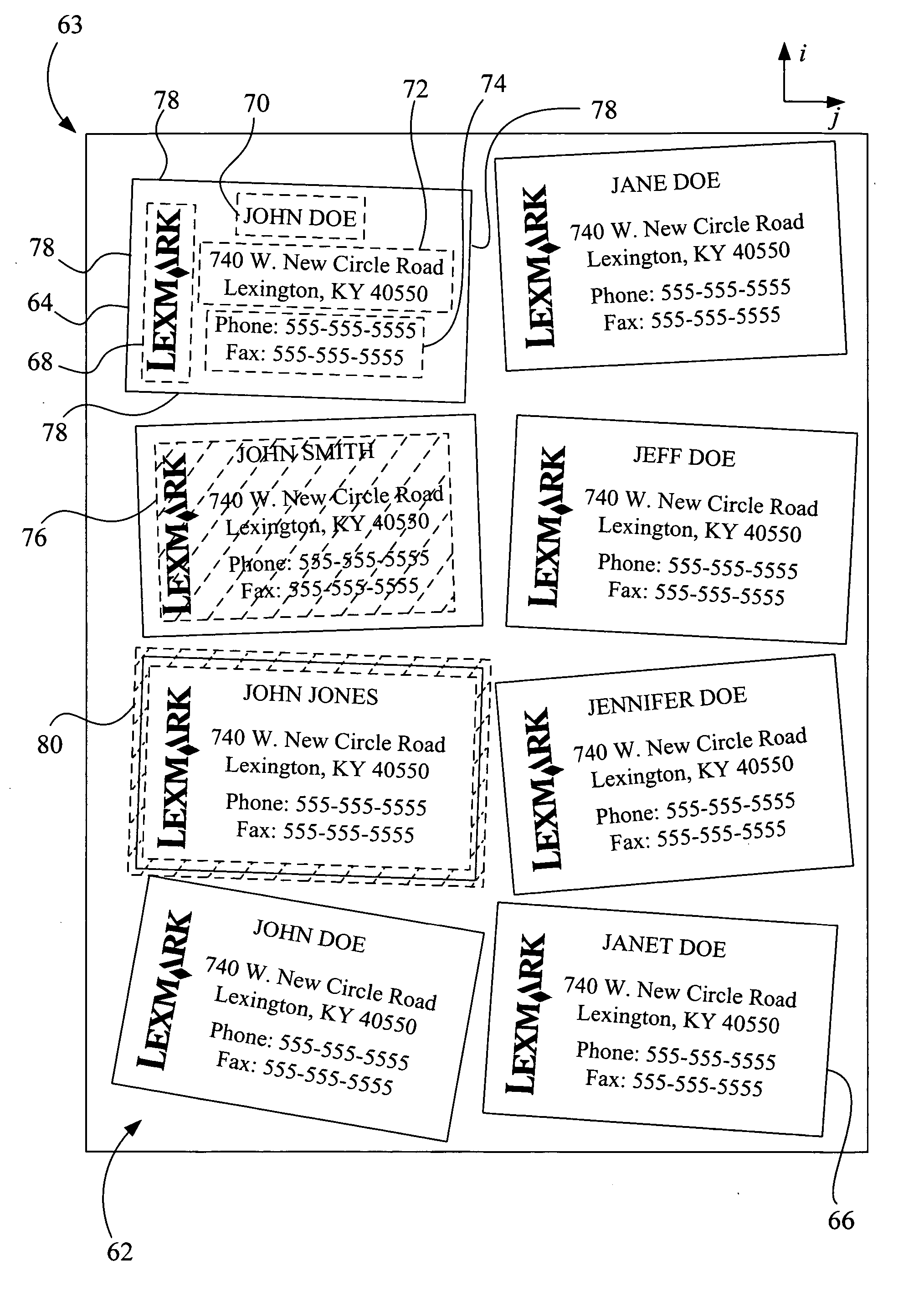 Segmenting and aligning a plurality of cards in a multi-card image