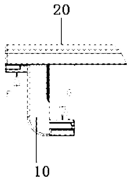 Layer frame structure with guide rails and drawer device