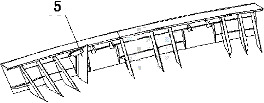 Method for lifting extra-large type bow portion total segment