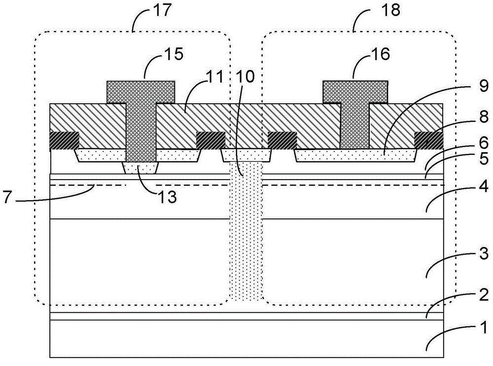 GaN E/D integrated device production method based on two-step oxidation method