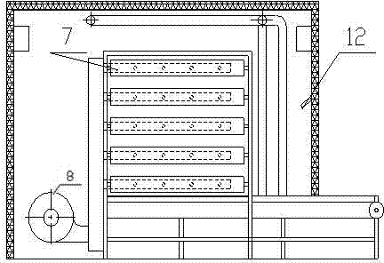 Automatic black tea fermenting and producing device