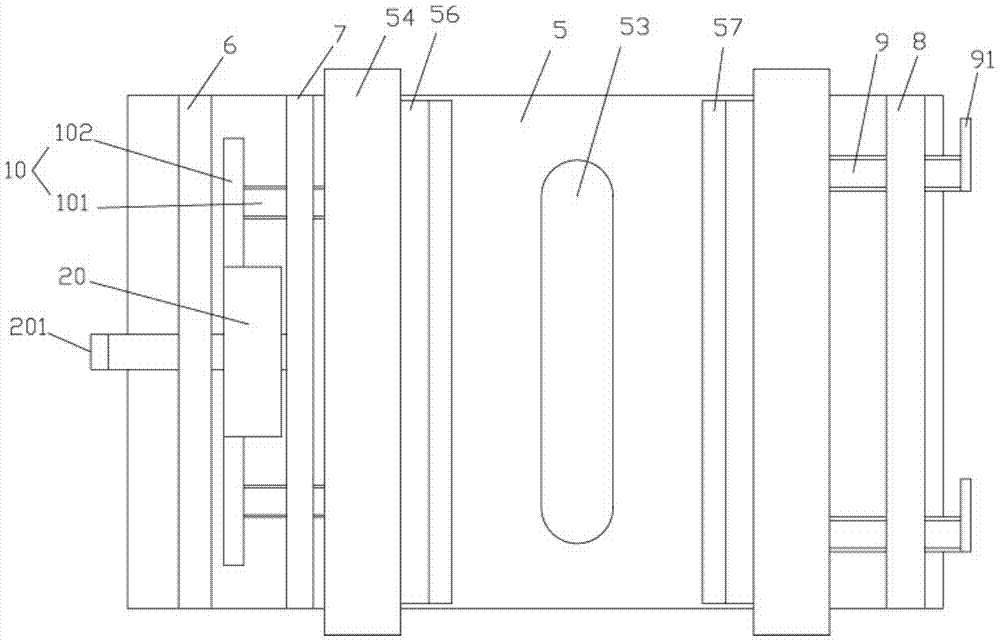 A workpiece clamping device for a machine tool track