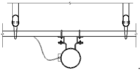 Greenhouse vibration snow plowing device and greenhouse with vibration snow plowing device