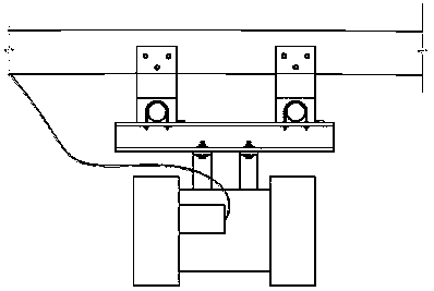 Greenhouse vibration snow plowing device and greenhouse with vibration snow plowing device