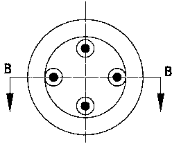 Integrated optical fiber probe for measuring dynamic light scattering particles and detection method