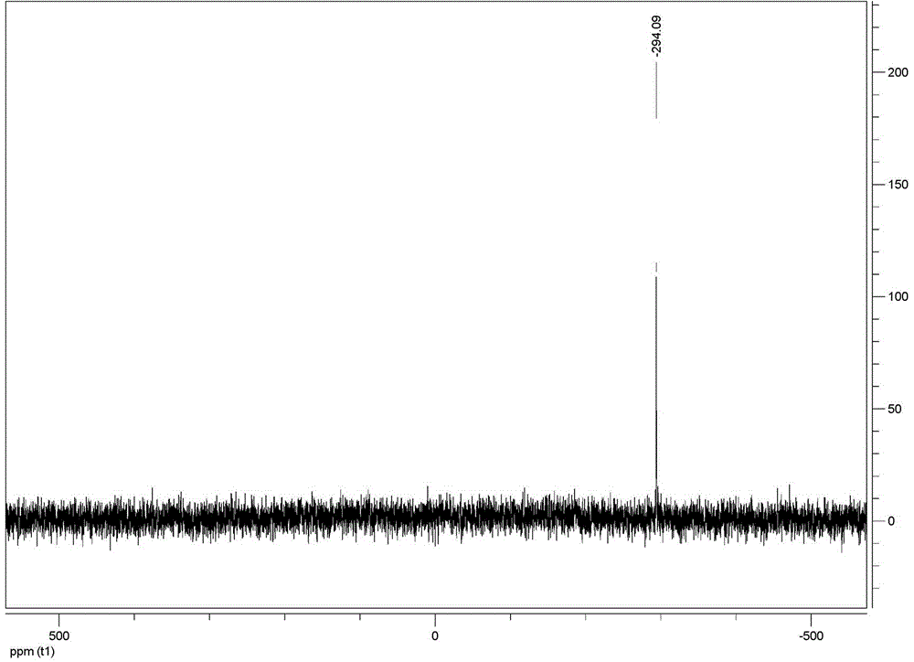 2-Carbonyl-2-phenylacetic acid p-nitrobenzoyl hydrazone diphenyltin complex, and preparation method and application thereof