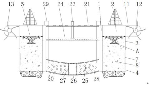 A kind of river treatment equipment for black and odorous water body