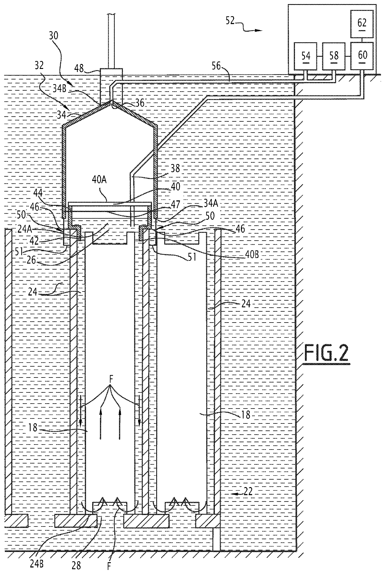 Device and method for seal verification by penetrant inspection of a nuclear fuel assembly