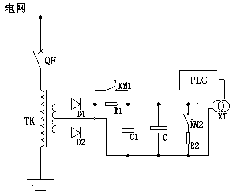 Uninterruptible power supply intelligent overvoltage protection device