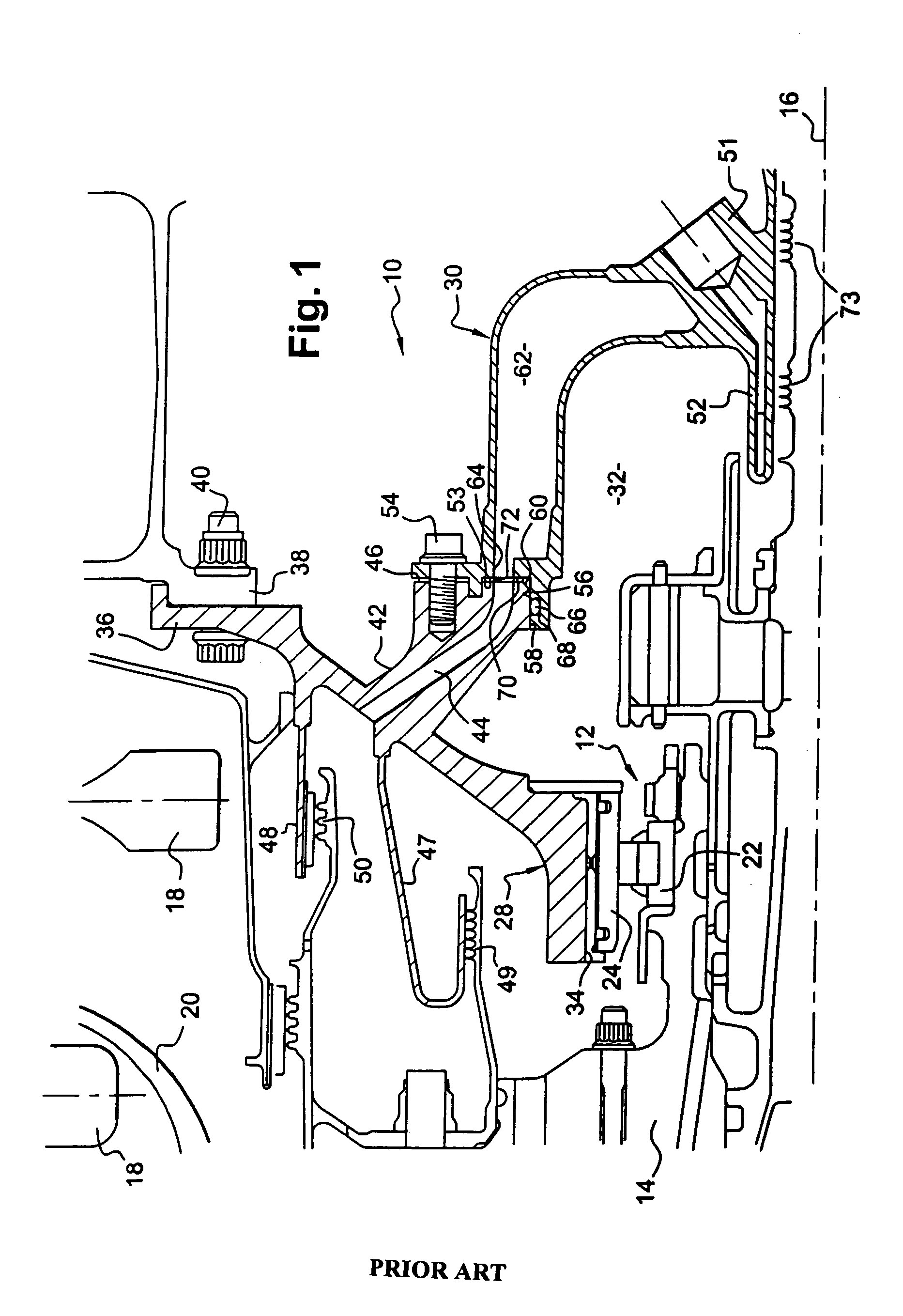 Device for lubricating a component in a turbomachine