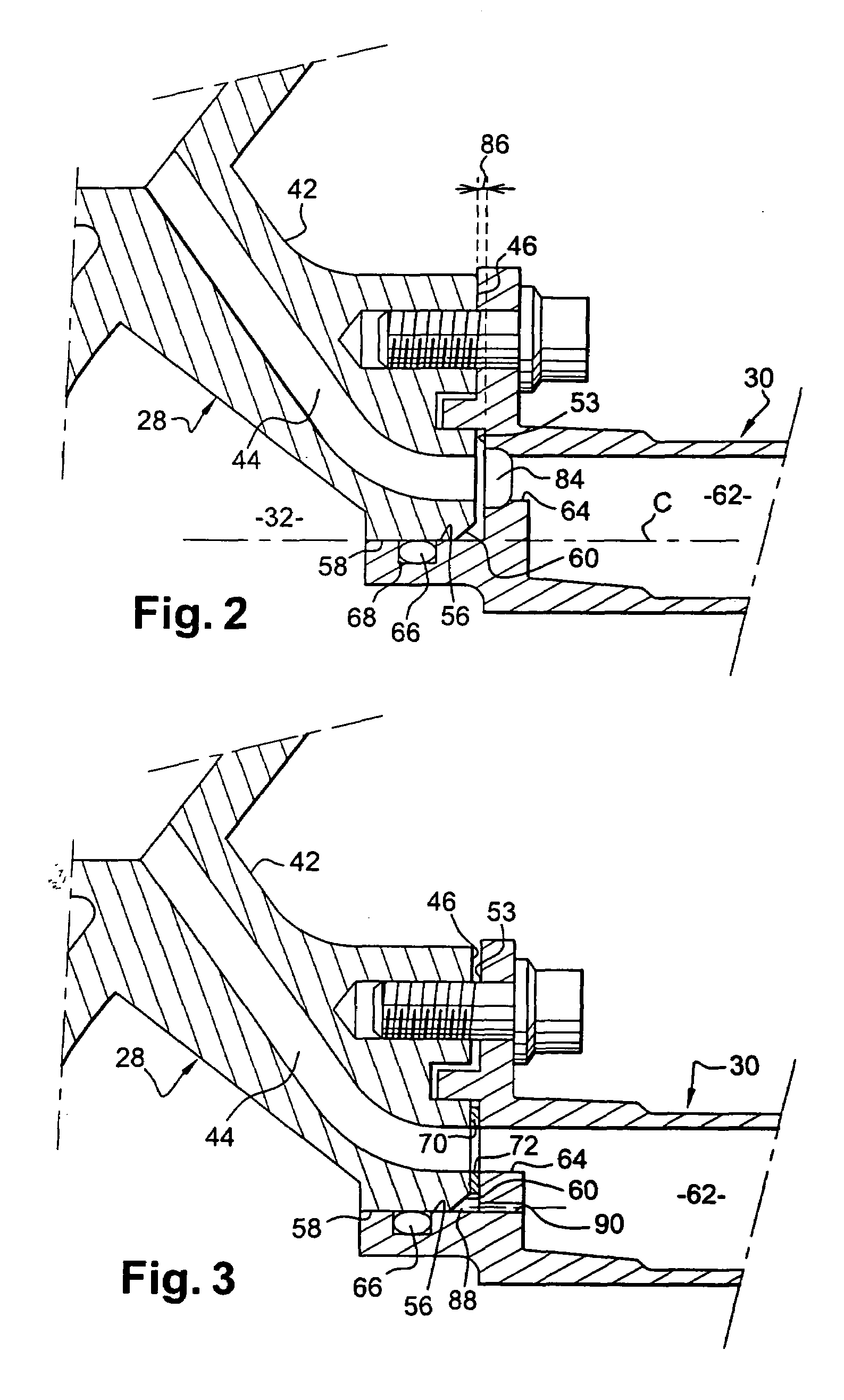 Device for lubricating a component in a turbomachine