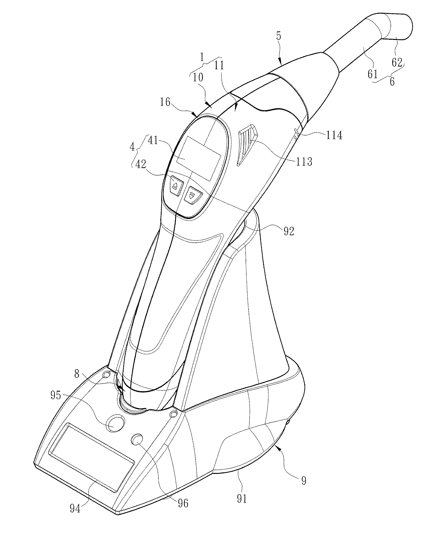 Dental light curing device