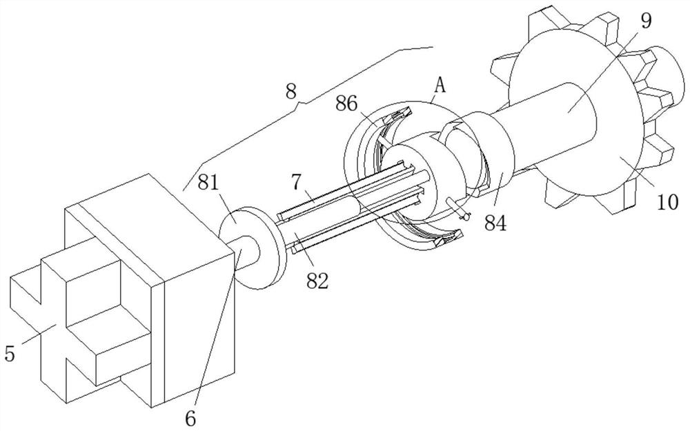 Reverse hanging type power roller way system