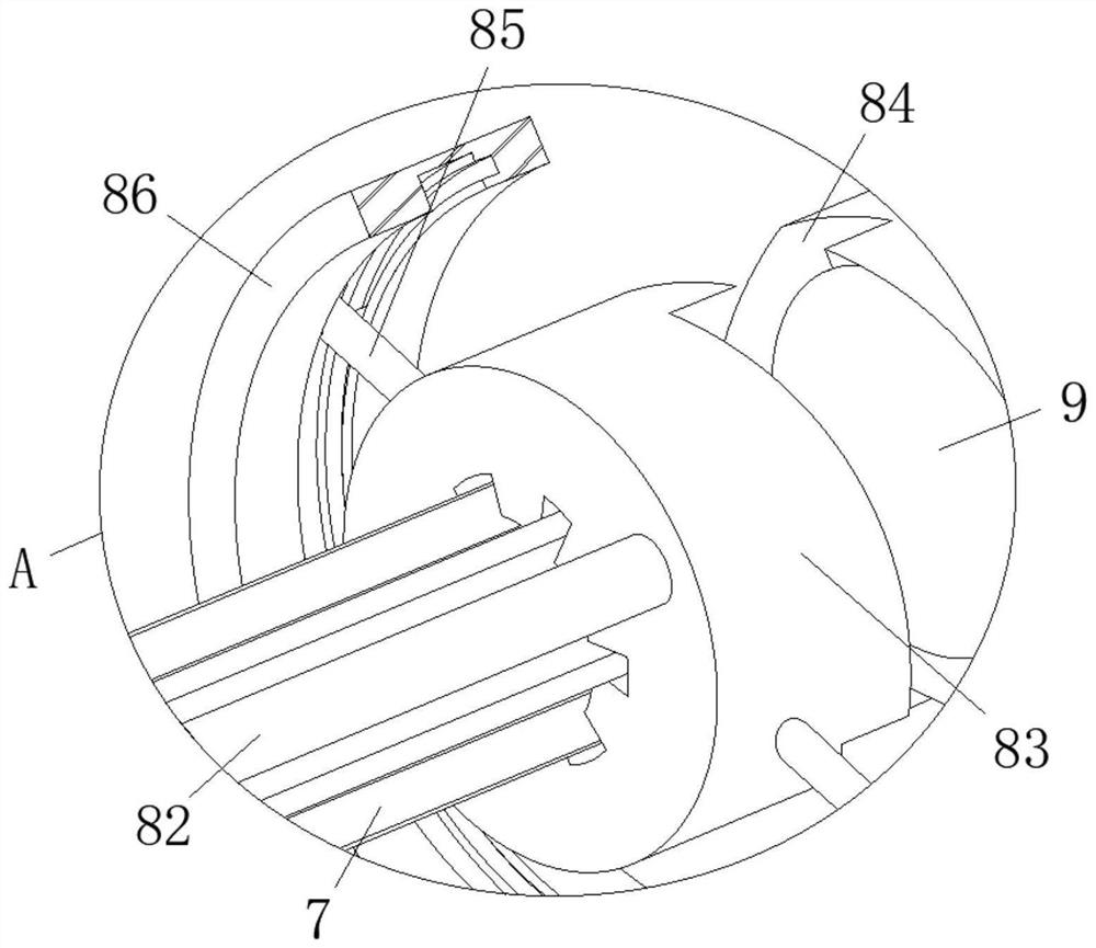 Reverse hanging type power roller way system