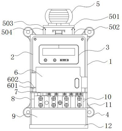 Power measurement equipment adopting power line carrier technology