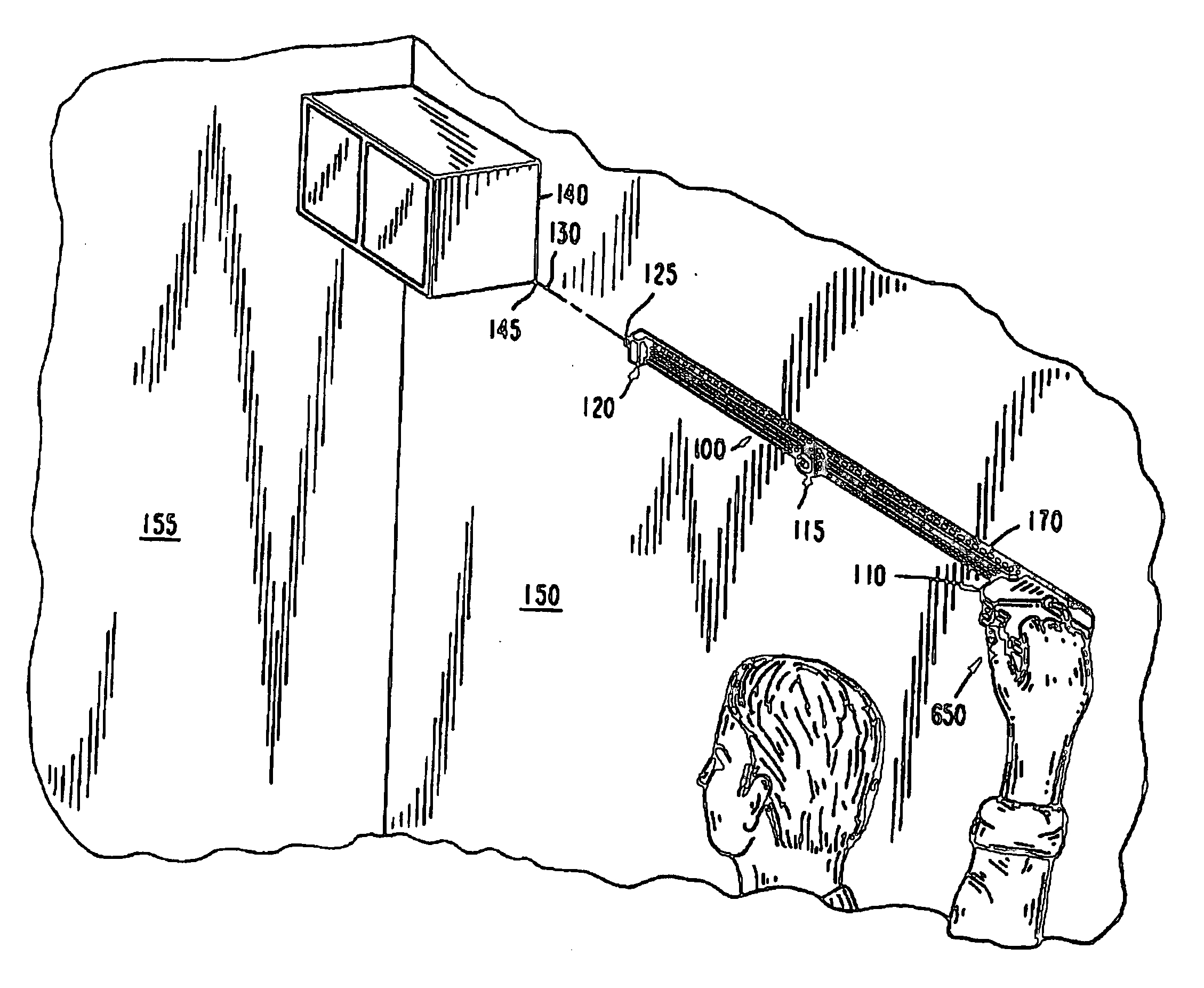 Line-marking device with positioning devices and trigger activator