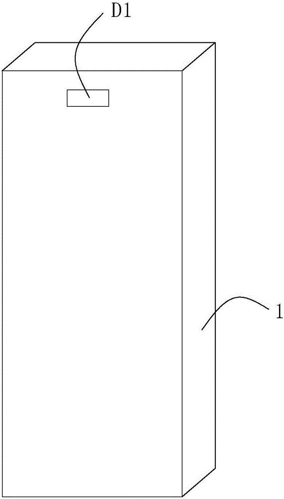 Visual acuity chart device, vision self-testing system and self-testing method