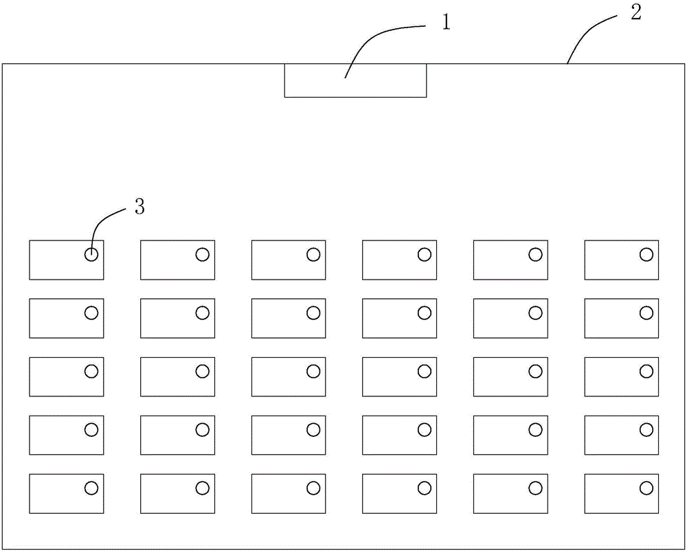 Visual acuity chart device, vision self-testing system and self-testing method