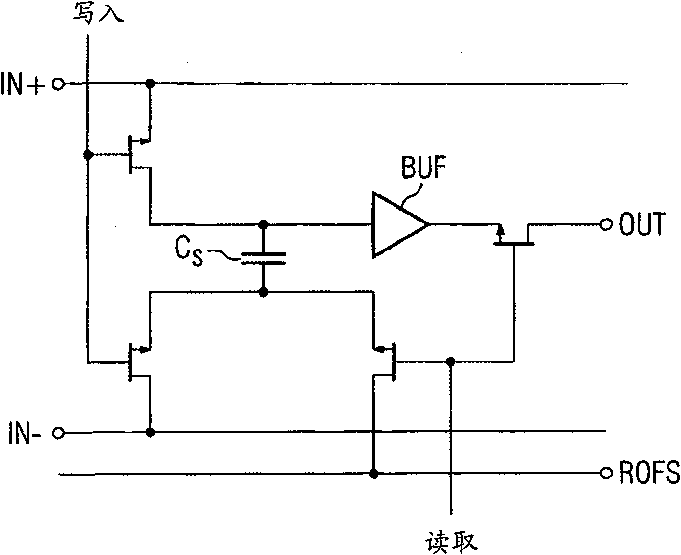 Fast readout method and switched capacitor array circuitry for waveform digitizing