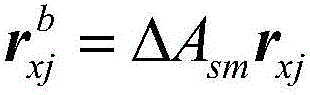 Camera optical axis direction calculation method based on high-precision posture information