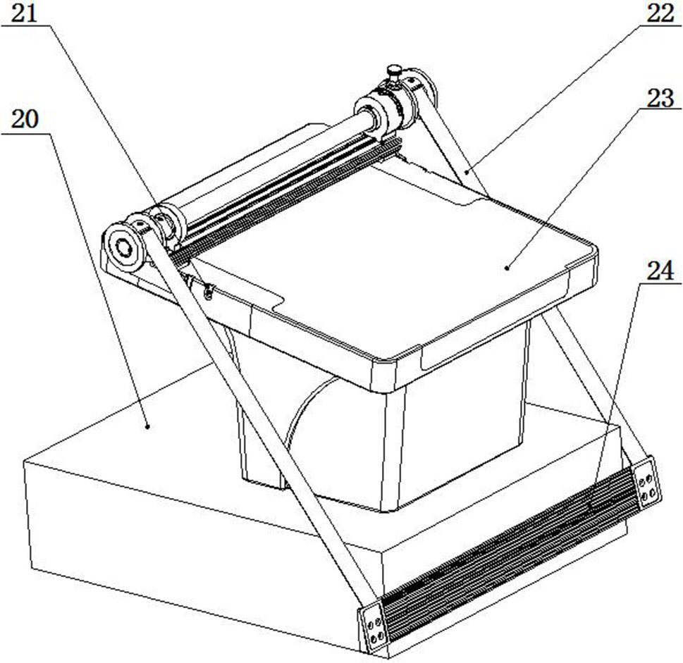 Backstroke starting device and assembly