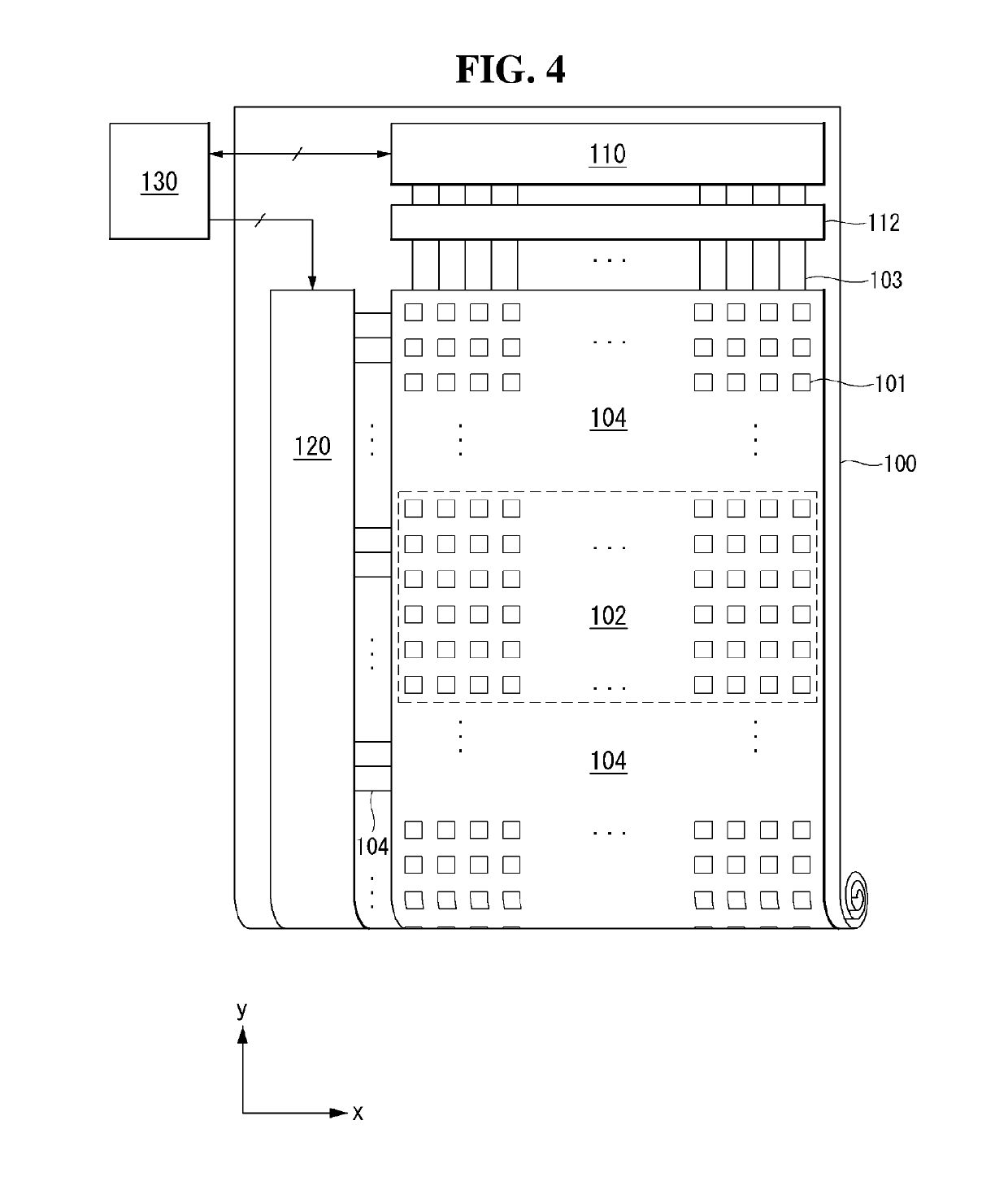 Rollable display and driving method thereof